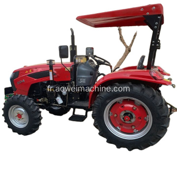 Chine usine approvisionnement 55HP 4WD tracteur agricole pelouse agricole jardin diesel compact mini tracteur tracteur de marche